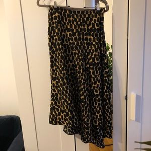 Printed maxi skirt